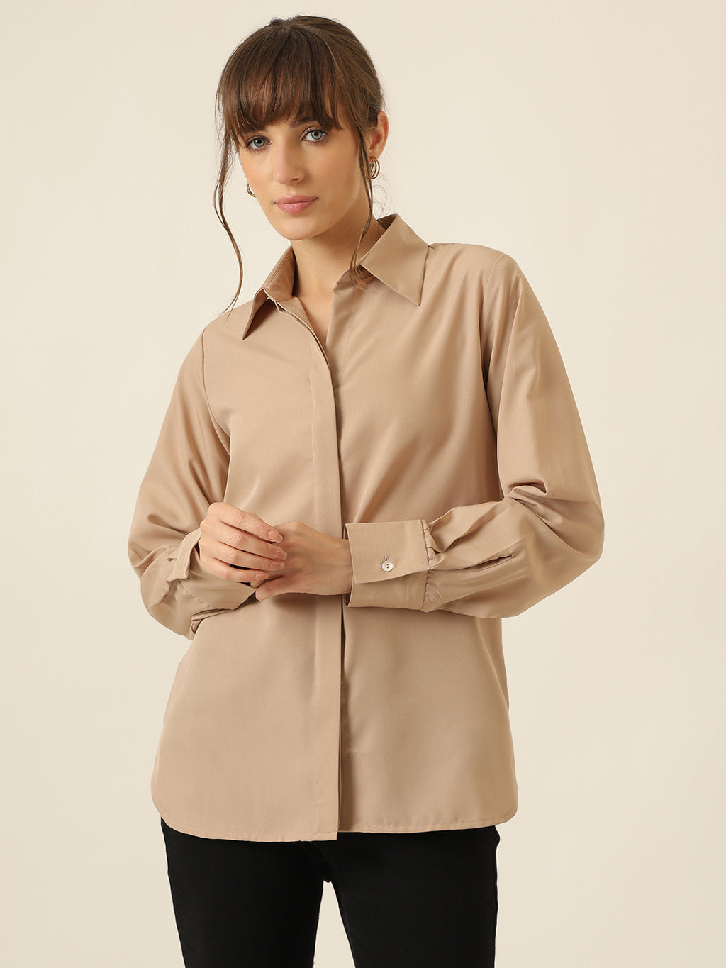 Modern Ease Shirt - Beige