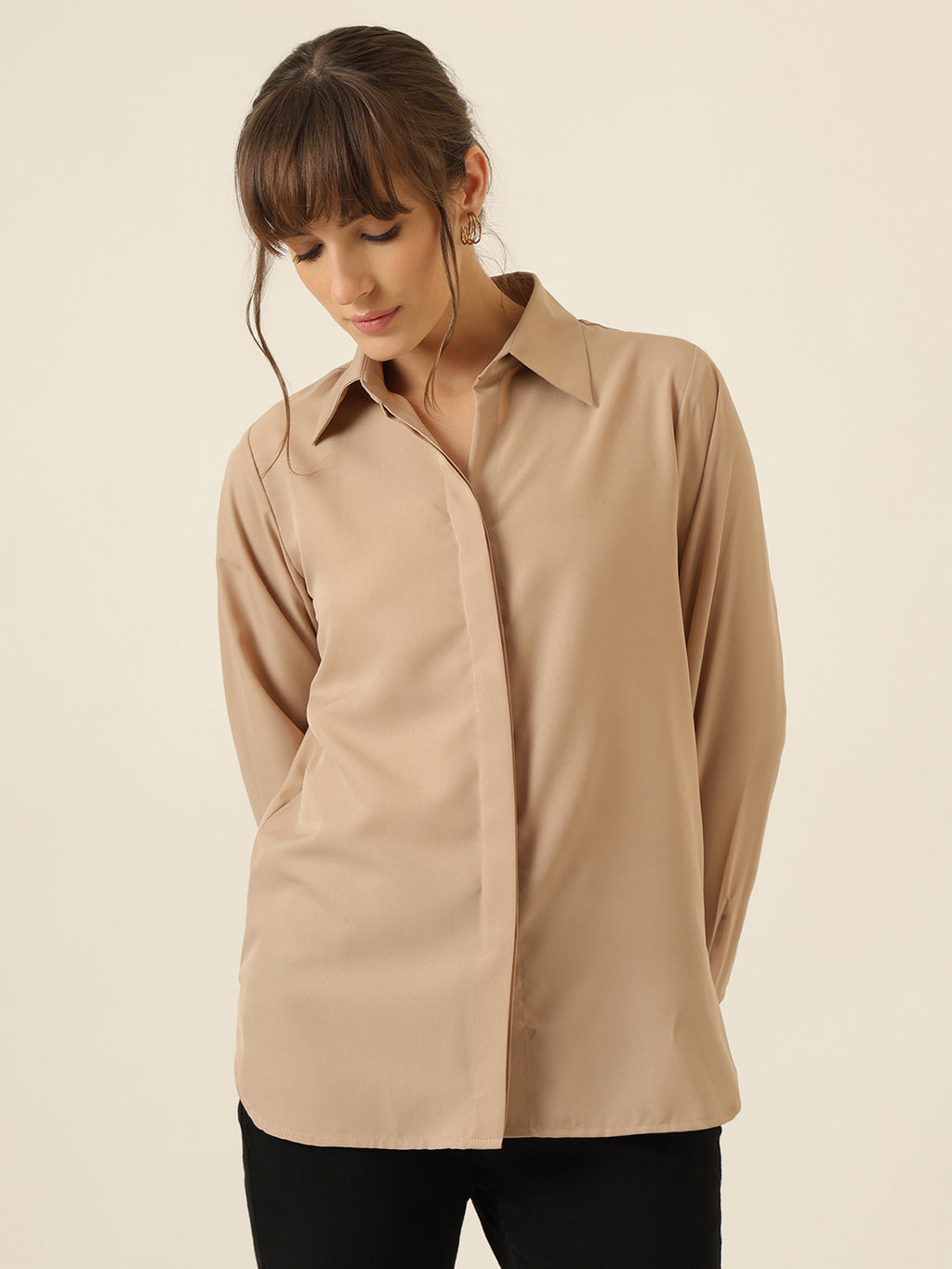 Modern Ease Shirt - Beige