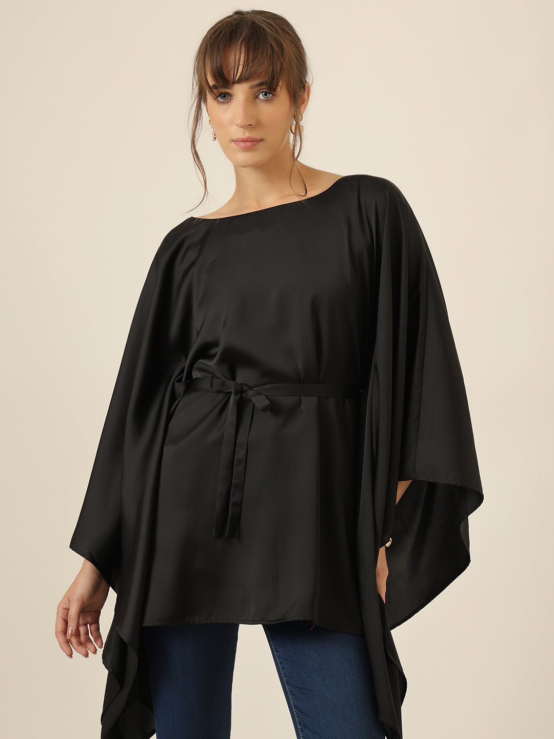 Silken Breeze Top - Black