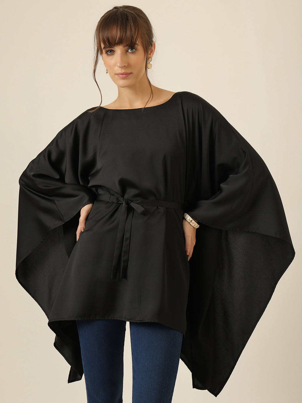 Silken Breeze Top - Black