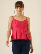 Sassy Ease Cami - Hot Pink