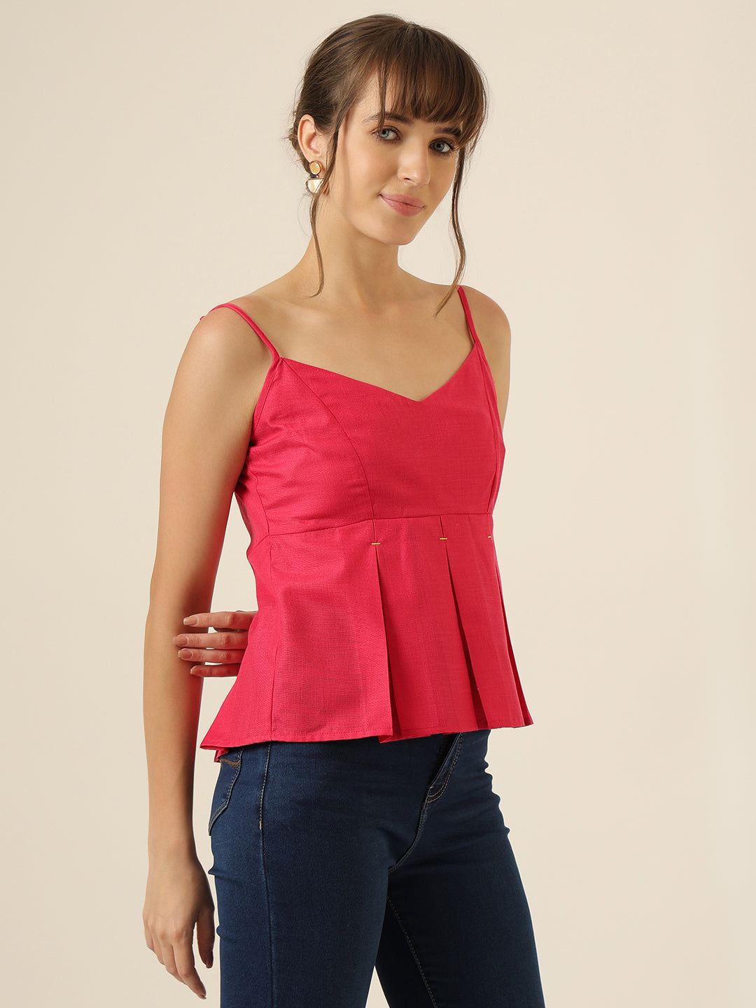 Sassy Ease Cami - Hot Pink