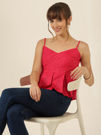 Sassy Ease Cami - Hot Pink