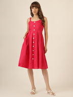 Everyday Breeze Dress - Hot Pink