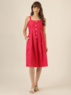 Everyday Breeze Dress - Hot Pink