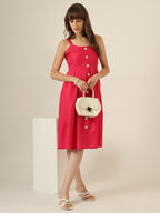 Everyday Breeze Dress - Hot Pink