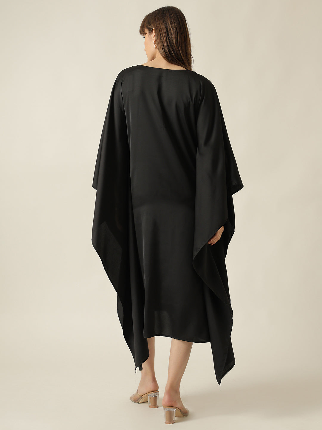 Dream Drape Dress  - Black