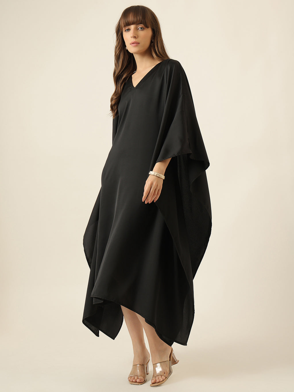 Dream Drape Dress  - Black