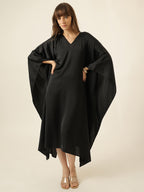 Dream Drape Dress  - Black
