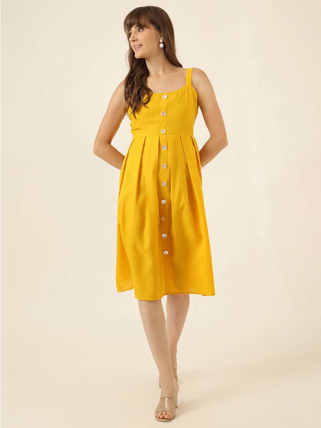 Everyday Breeze Dress - Yellow