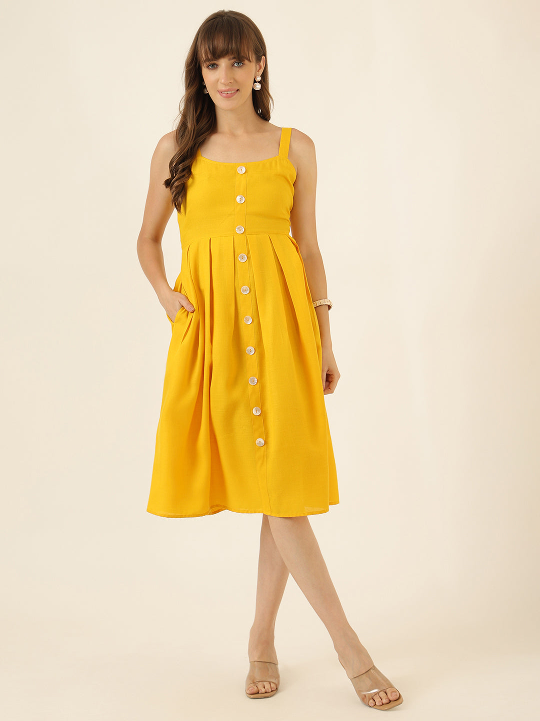 Everyday Breeze Dress - Yellow