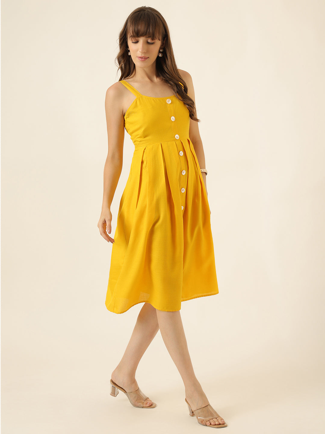 Everyday Breeze Dress - Yellow