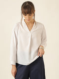 Cloud Ease Blouse - White