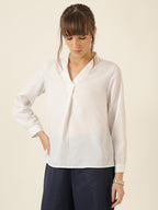 Cloud Ease Blouse - White