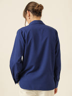 Modern Ease Shirt  - Blue