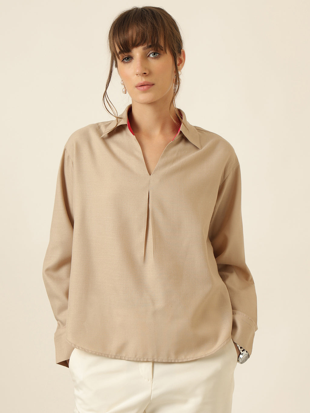 Rebel Muse Shirt - Beige