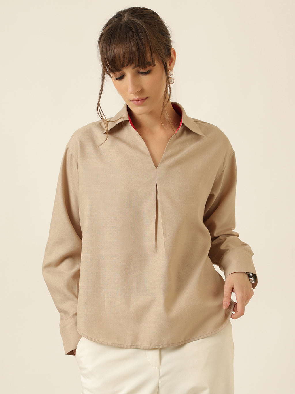 Rebel Muse Shirt - Beige