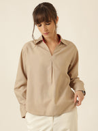 Rebel Muse Shirt - Beige