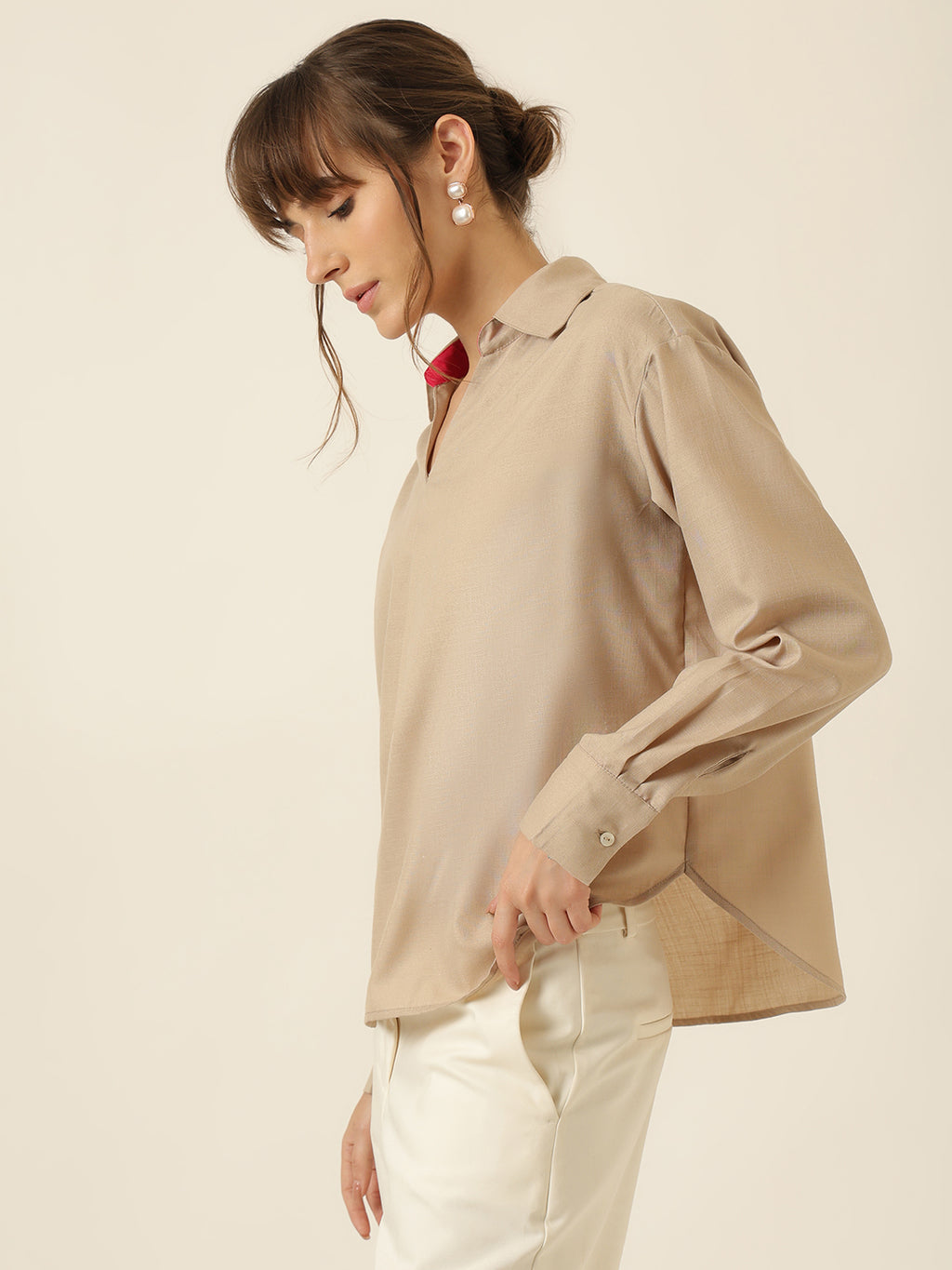 Rebel Muse Shirt - Beige