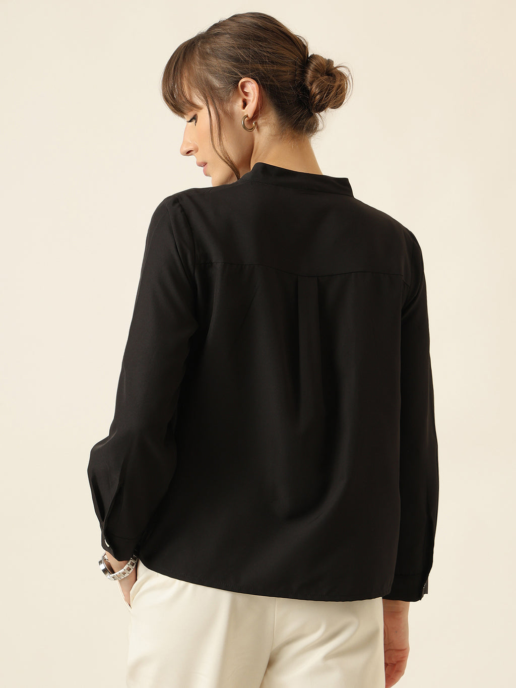 Cloud Ease Blouse - Black