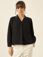 Cloud Ease Blouse - Black