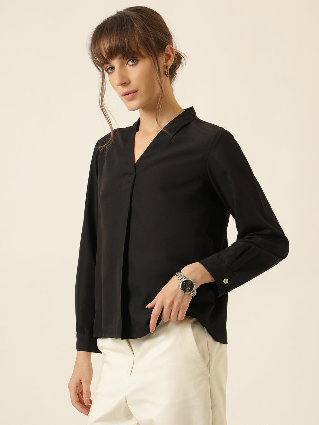 Cloud Ease Blouse - Black