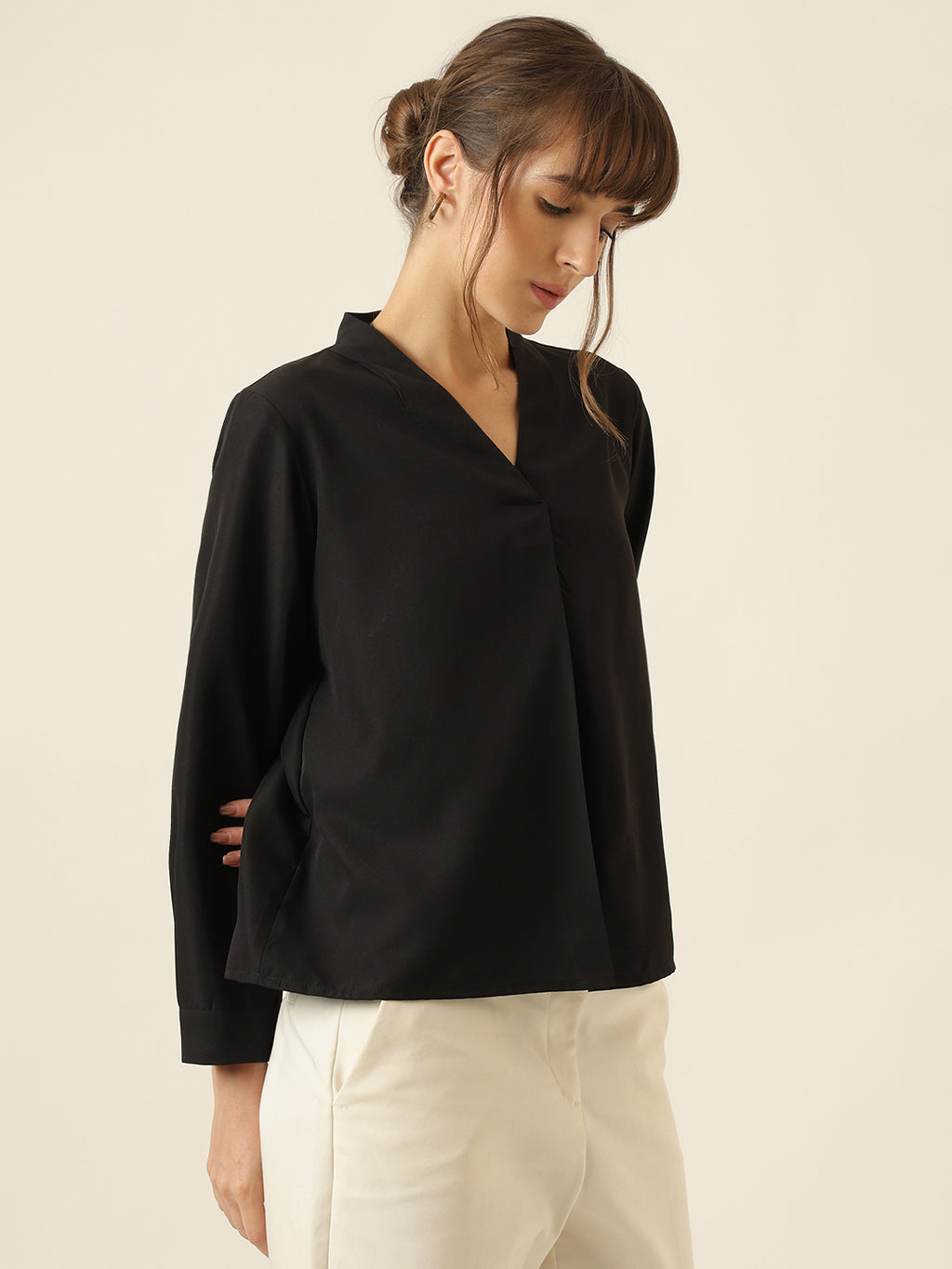 Cloud Ease Blouse - Black