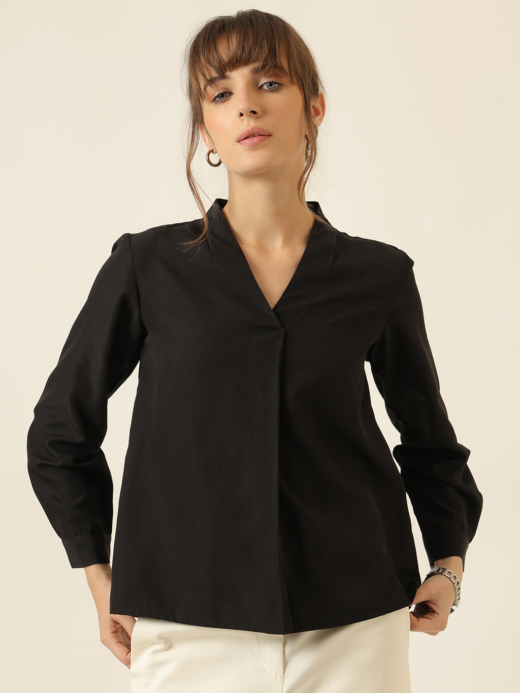 Cloud Ease Blouse - Black