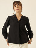 Cloud Ease Blouse - Black